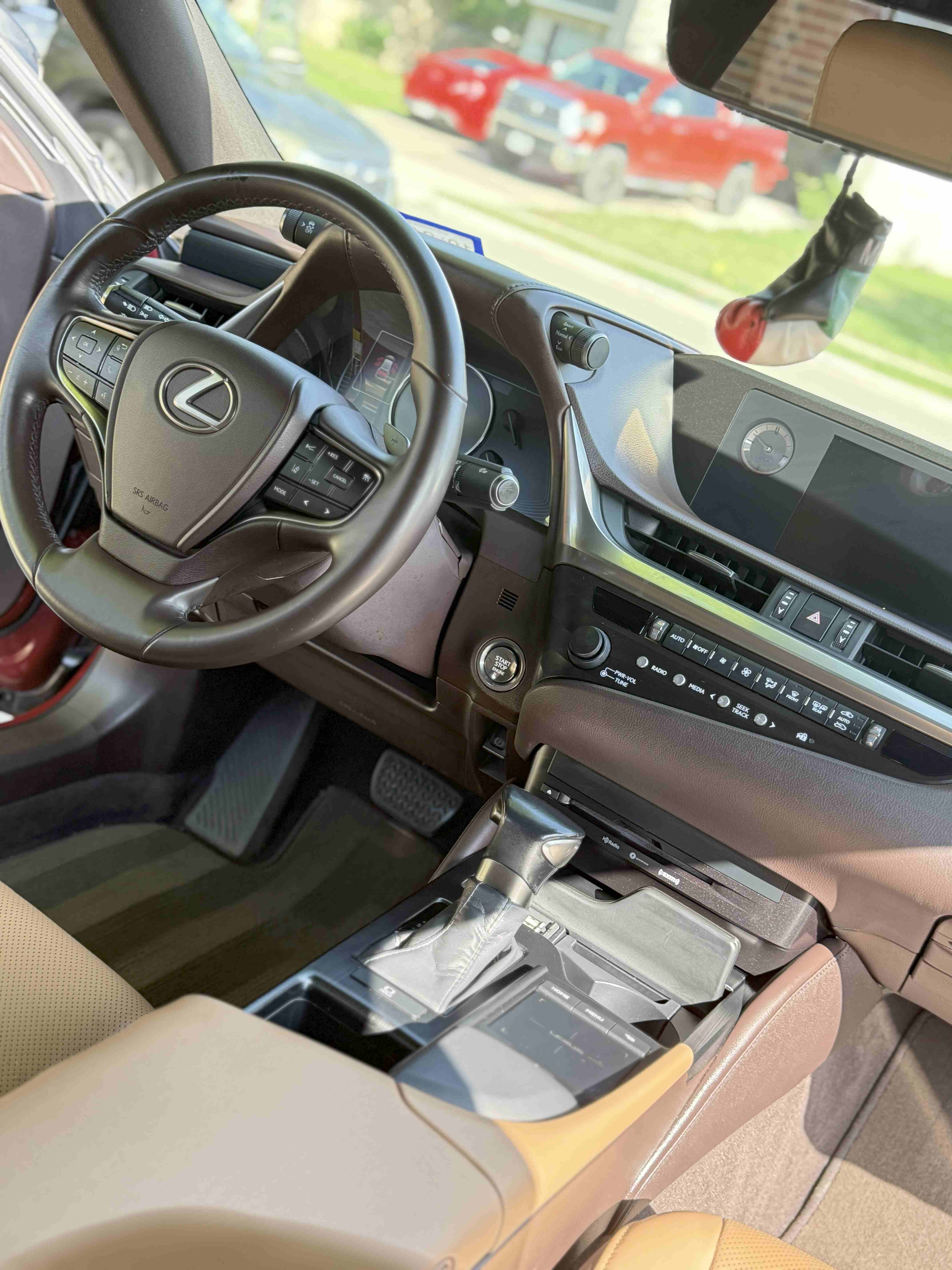 Lexus dashboard detailing Austin - thorough cleaning of controls and surfaces